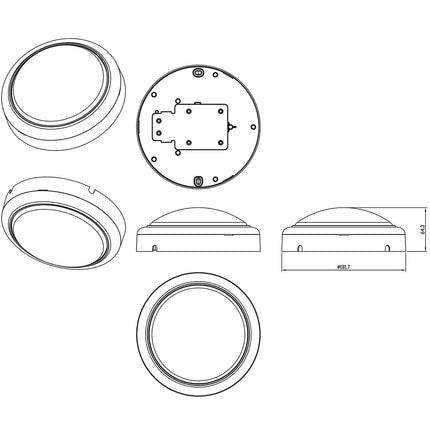 ProjectLine Wandleuchte 15W 1400lm IP54