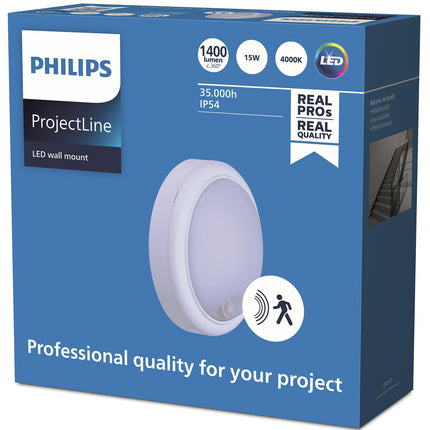 ProjectLine Wandleuchte 15W 1400lm IP54 Sensor