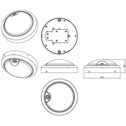 ProjectLine Wandleuchte 15W 1400lm IP54 Sensor