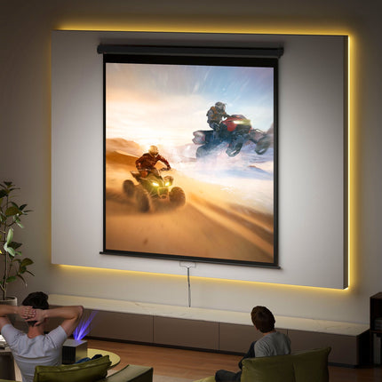Projector Screen 99 Inch 1:1, 178x178 cm, 4K
