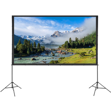 Projector Screen With Stand, 120 Inch 16:9, Carry Bag