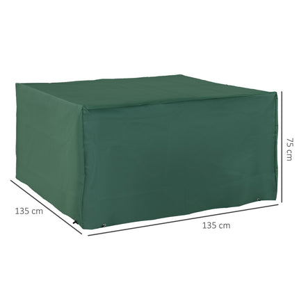 Gartenmöbelabdeckung, 600D Wasserdicht 135x135x75 cm