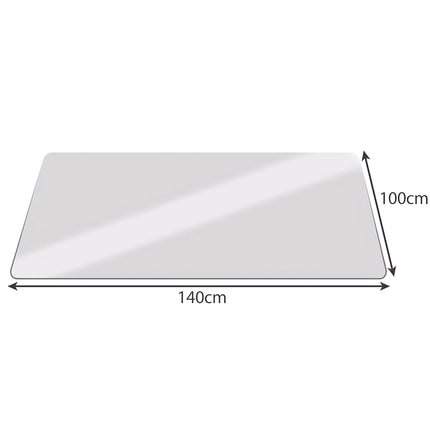 Stuhlschutzunterlage 100x140cm RUHHY - milchig 