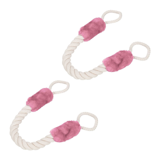 Clip de protection pour cordon de porte, 2 pièces, rose
