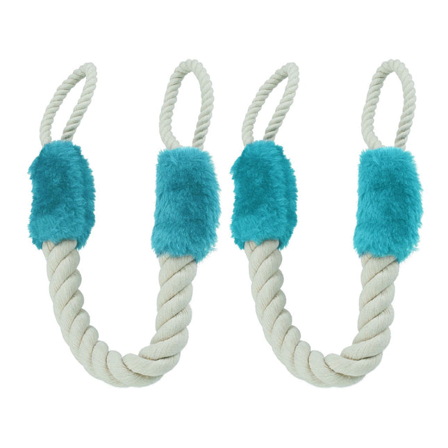 Lot de 2 clips de protection pour cordon de porte bleu