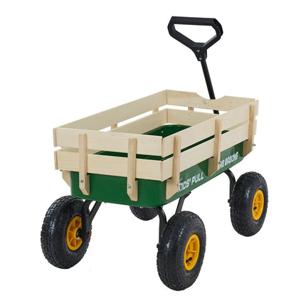Pull-Along Wagon, 101cm, 150kg Capacity, All-Terrain