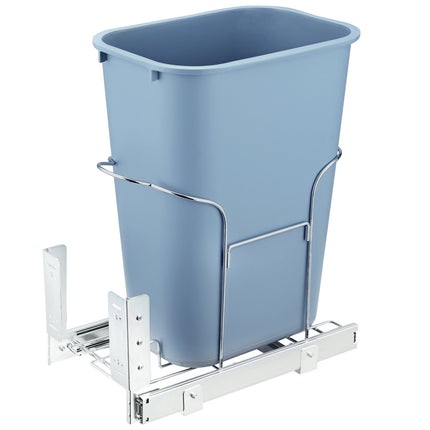 Pull-Out Trash Can, 35L Under-Cabinet, Door Mount, 110 lb