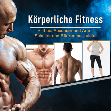 Wandmontierte Klimmzugstange mit Ösen für Boxsack, Stahl