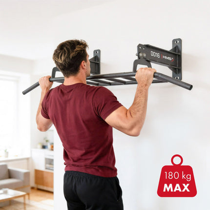 Hrazda – montáž na stěnu nebo strop, ocel, nosnost 180kg