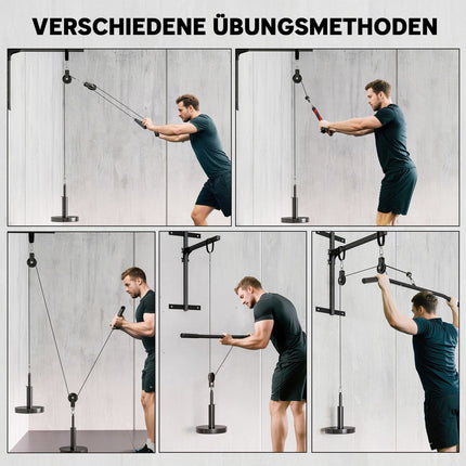 Pulley System for Home Gym Arm Strength Training