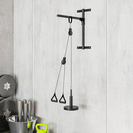 Pulley System for Home Gym Arm Strength Training
