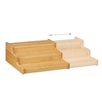 Pull-out spice shelf