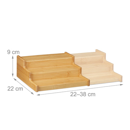 Pull-out spice shelf