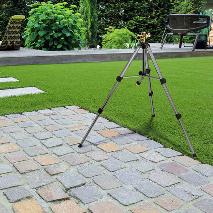 Pulsation sprinklers with gray silver stand