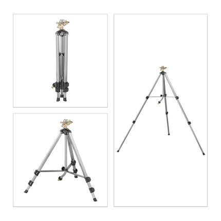 Pulsation sprinklers with gray silver stand