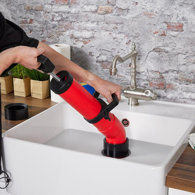 Pumpe zur Rohrreinigung 2 Zubehör