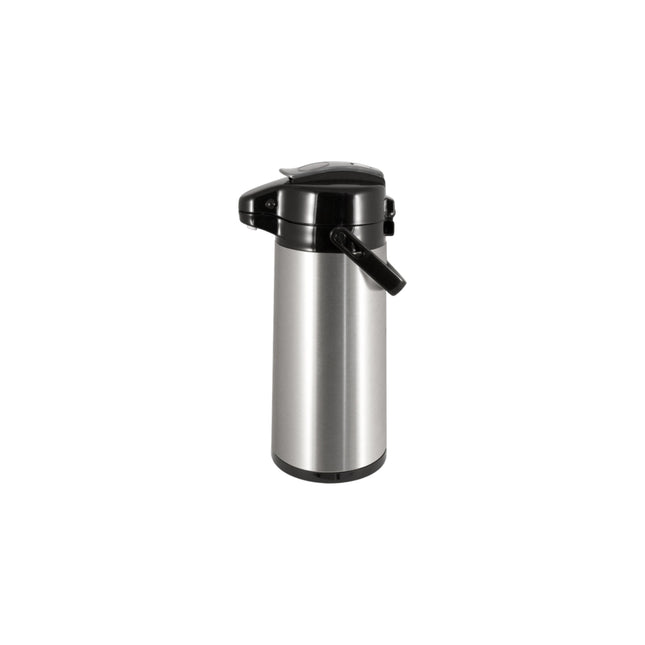 Pumpthermoskanne mit Glaseinsatz 1,9l
