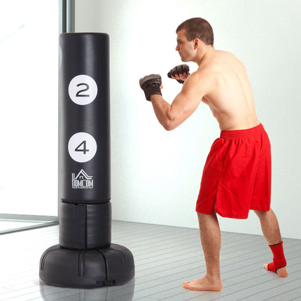 Samostatně stojící boxovací pytel 176cm, odolný, s vinylovým potahem