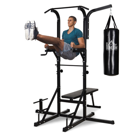 Black Steel Punching Bag - Large 180x183x219 cm