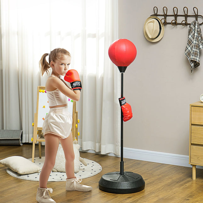 Verstellbares Kinderboxset mit Handschuhen, 122,5-147 cm