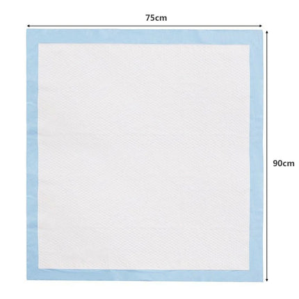 Welpen-Trainingsunterlagen, 75x90 cm, 100er-Pack, auslaufsicher, 5-lagig