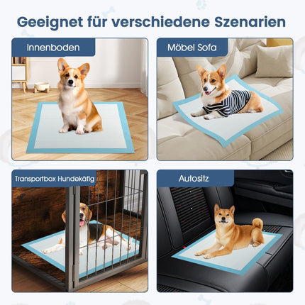 Welpen-Trainingsunterlagen, auslaufsicher, 76x76 cm, 150 Stück
