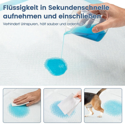 Welpen-Trainingsunterlagen, auslaufsicher, 76x76 cm, 150 Stück