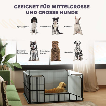 Puppy Whelping Box, Windproof Oxford Fabric, 122x122x60 cm