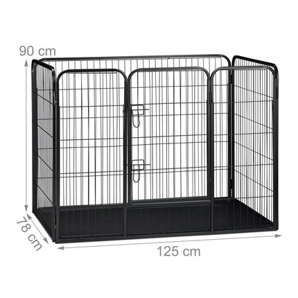 Niche pour chiots avec plancher