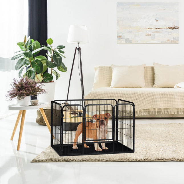 Niche pour chiots avec plancher