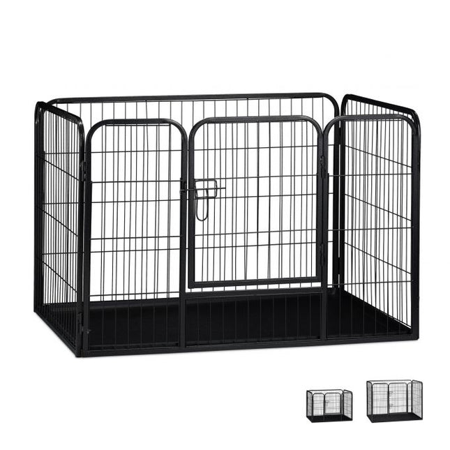 Niche pour chiots avec plancher
