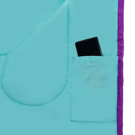 Purple-Turquoise Medium Sleeping Bag