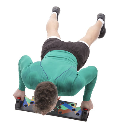 Liegestützbrett, rotes Multi-Positions-Fitnessgerät