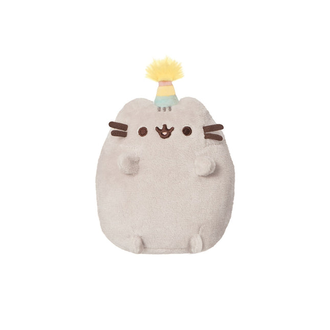 Pusheen Plüschtier sitzende Pusheen mit Partyhut, 10 cm