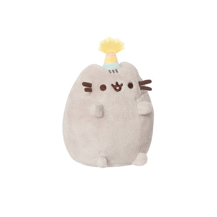 Plyšák Pusheen sedící s párty kloboukem, 10 cm