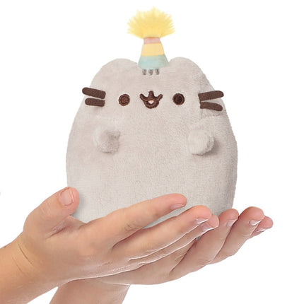 Plyšák Pusheen sedící s párty kloboukem, 10 cm