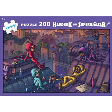 Puzzle 200 Teile Handbuch für Superhelden