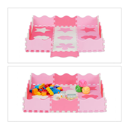 Puzzle 3x3 Puzzlematte Puzzle mit Rahmen