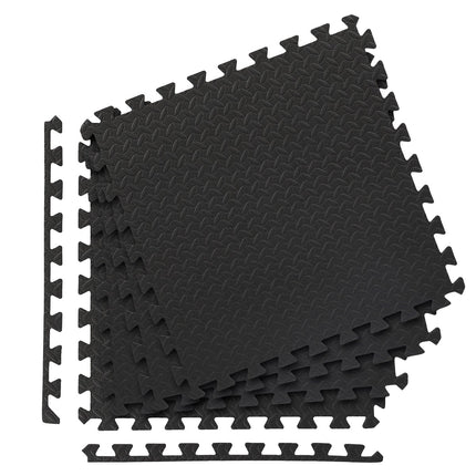 Puzzlematte, ineinandergreifende Schaumstofffliesen, 12 Stück