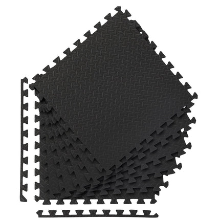 Puzzlematte, Premium-Schaumstoff, ineinandergreifend, 12 Teile