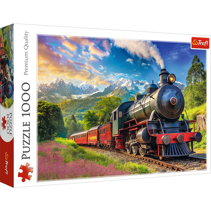 Puzzle Zugfahrt, 1000 Teile, Spaß für alle Altersgruppen