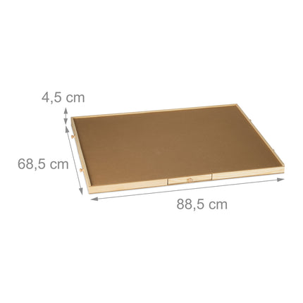 Puzzle board with 6 drawers
