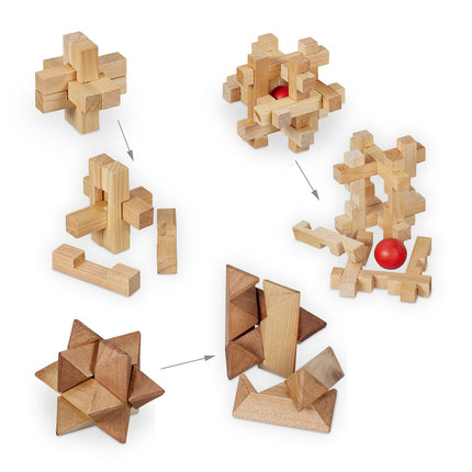 Puzzle en bois et métal