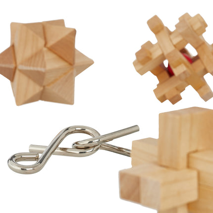 Puzzle en bois et métal