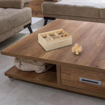 Puzzle en bois et métal