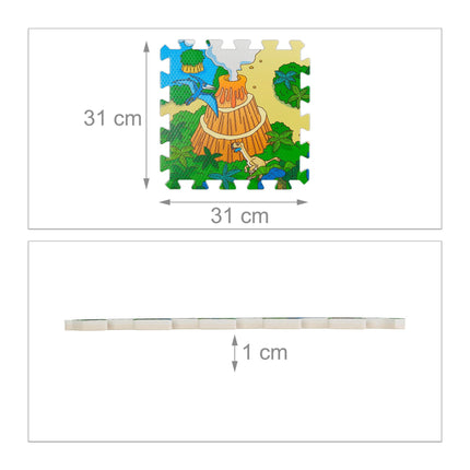 Tapis puzzle Dinosaure