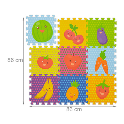 Tapis puzzle Fruits