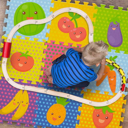 Tapis puzzle Fruits