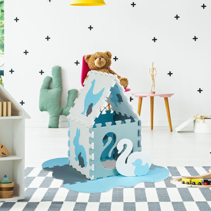 Tapis puzzle animaux