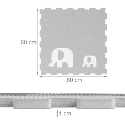 Puzzlematte Elefanten